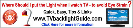 TV Backlight Guide for HD and LED TV's. TV Lamps & Lighting - Do it yourself guide for less than 10 bucks!